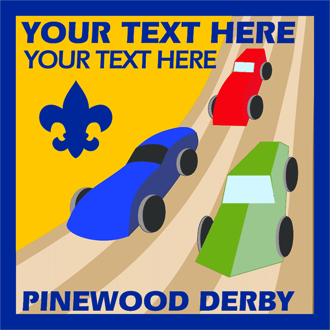 Pinewood Derby premade art PW03