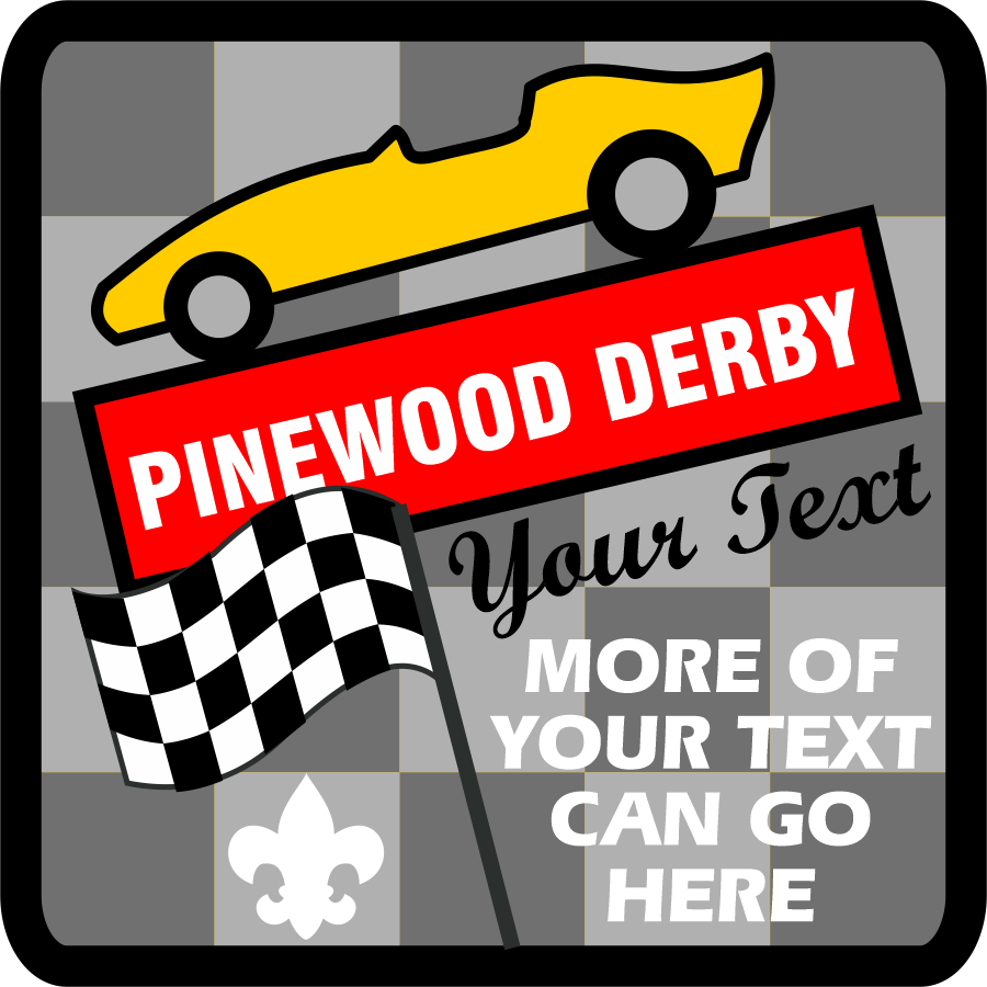 Pinewood Derby premade art PW09