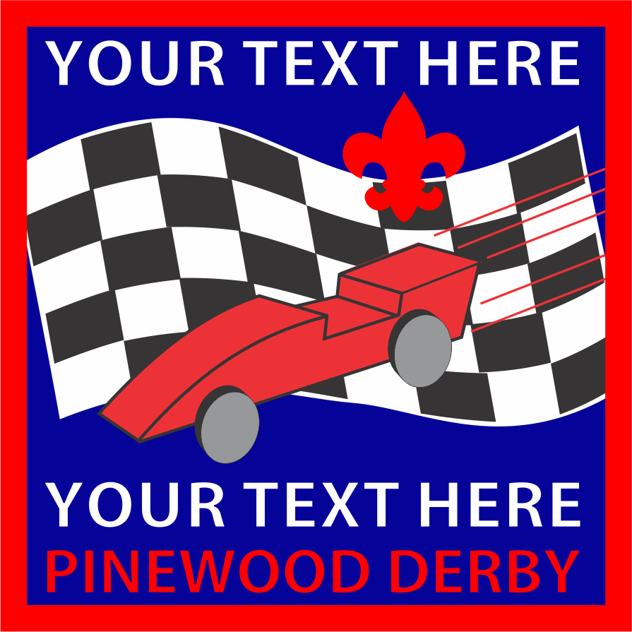 Pinewood Derby premade art PW10