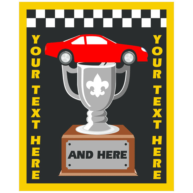 Pinewood Derby premade art PW11