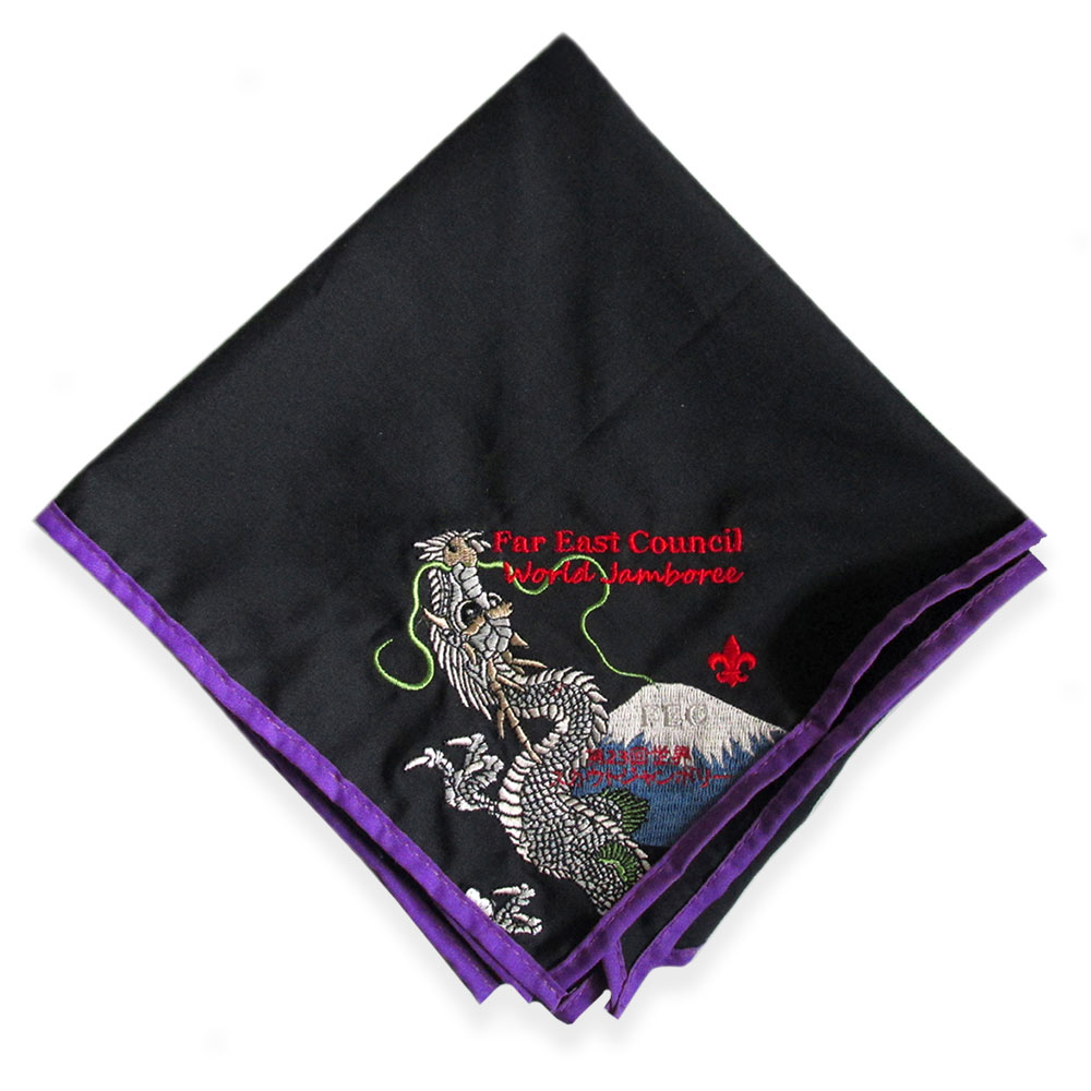 Custom direct embroidered neckerchief example image