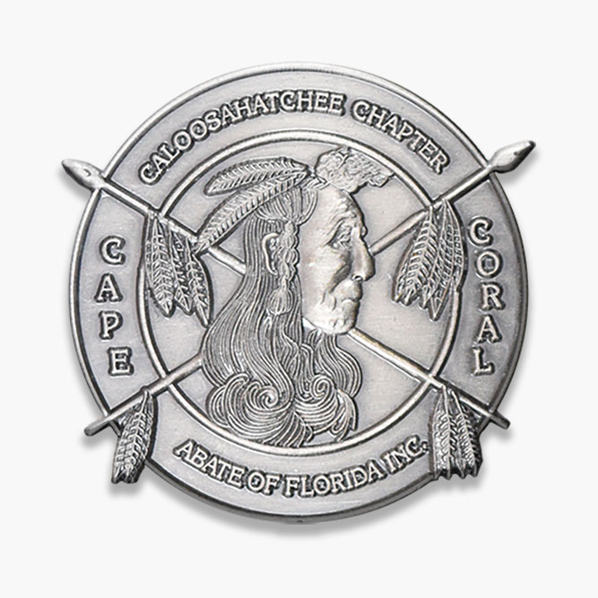 Custom bsa challenge coin example image