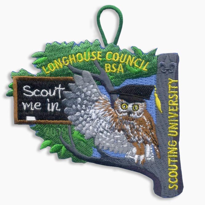 Custom embroidered boy scout patch example image