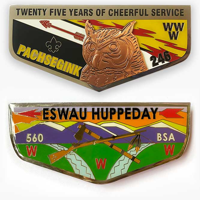 Custom woven patch example image