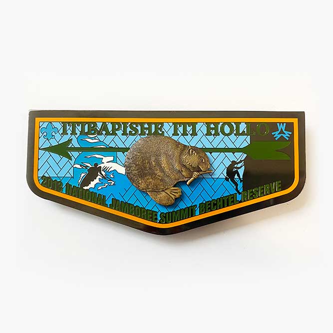 Custom woven patch example image