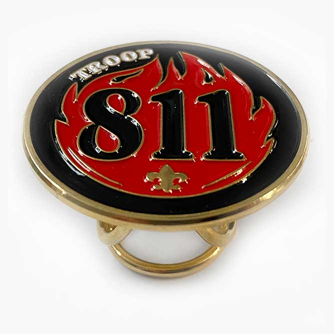 Custom woven patch example image