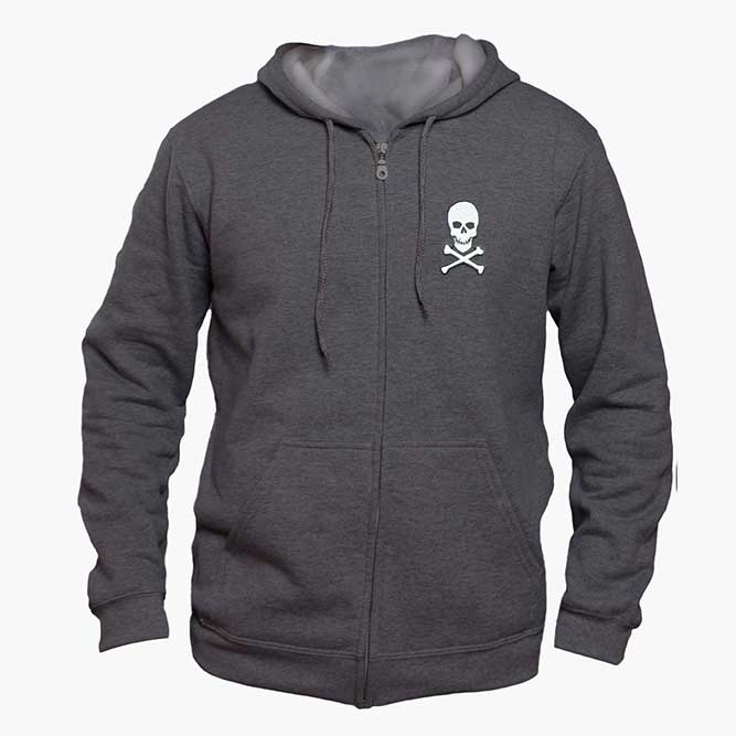 Custom direct embroidered hoodie sweatshirt image