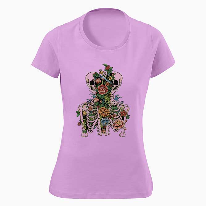 Custom printed t-shirt example image