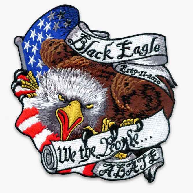 Custom embroidered patch example image