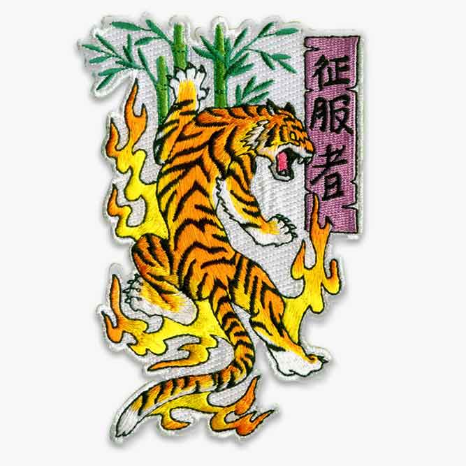Custom embroidered patch example image