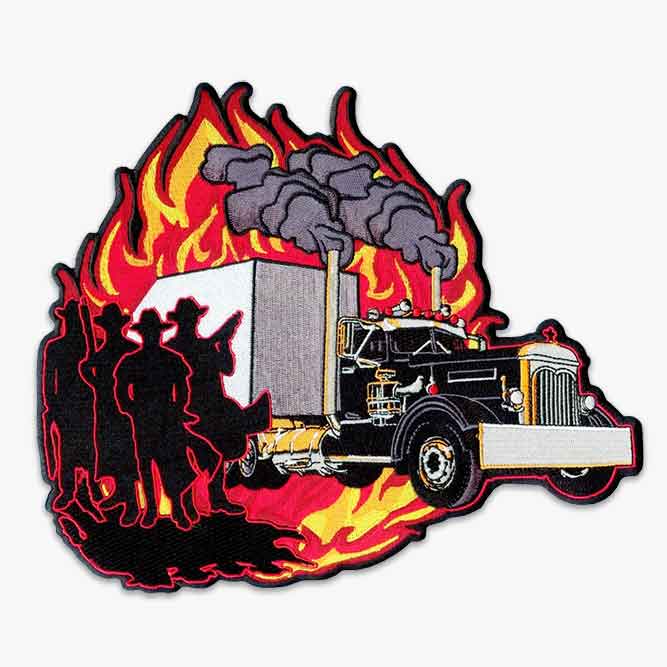Custom embroidered patch example image