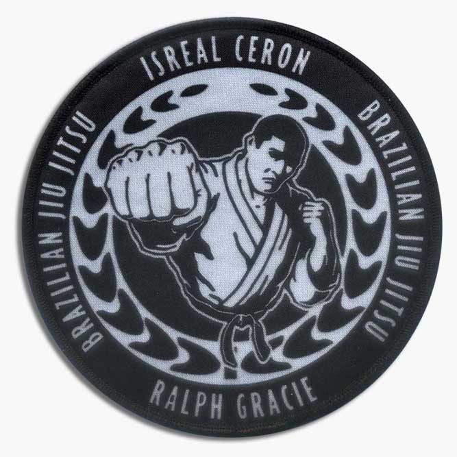 Custom printed patch example image