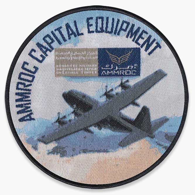 Custom woven patch example image