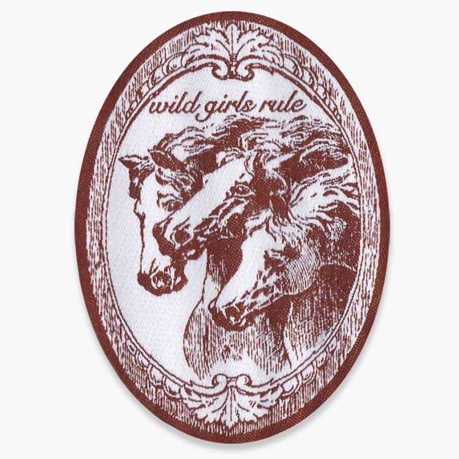 Custom woven patch example image