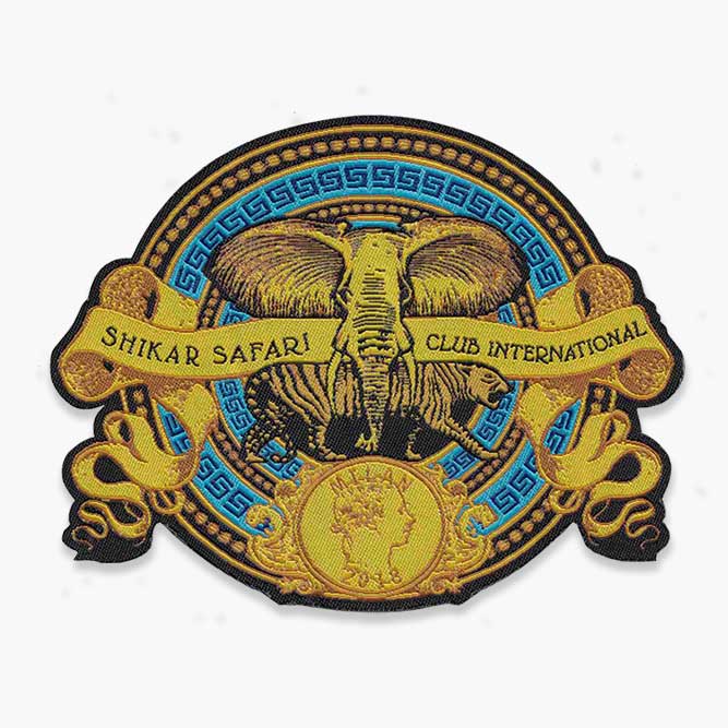 Custom woven patch example image